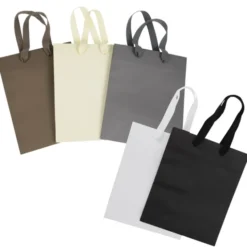 Kraft Eurotote with Woven Handle - 10 inches x 8 inches