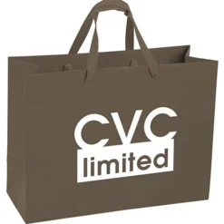 Kraft Eurotote with Woven Handle - 12 inches x 16 inches