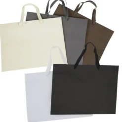 Kraft Eurotote with Woven Handle - 12 inches x 16 inches