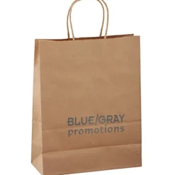 Kraft Paper Brown Shopping Bag - 13 inches x 10 inches