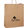 Kraft Paper Brown Shopping Bag - 19 inches x 16 inches