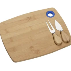 Lade 3-Piece Bamboo Cheese Set