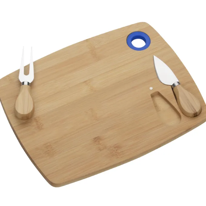 Lade 3-Piece Bamboo Cheese Set
