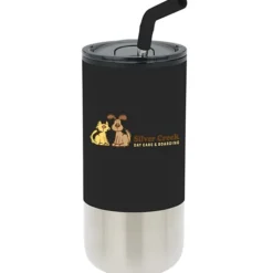 Lagom Tumbler with Stainless Straw - 16 oz - Full Color
