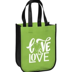 Laminated Fashion Tote - 11 3/4 inches x 9 1/4 inches