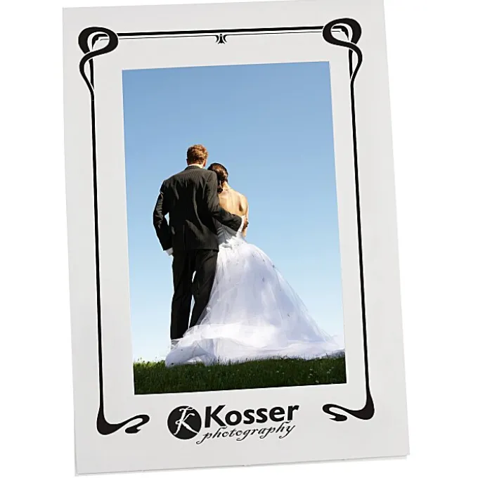 Laminated Photo Frame - 6 inches x 4 inches - White