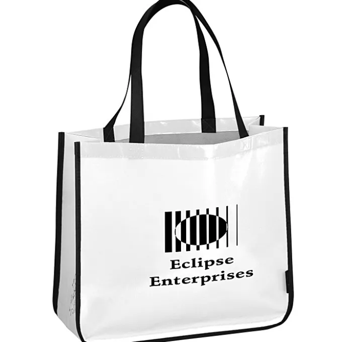 Laminated Polypropylene Shopper Tote - 14 inches x 16 inches