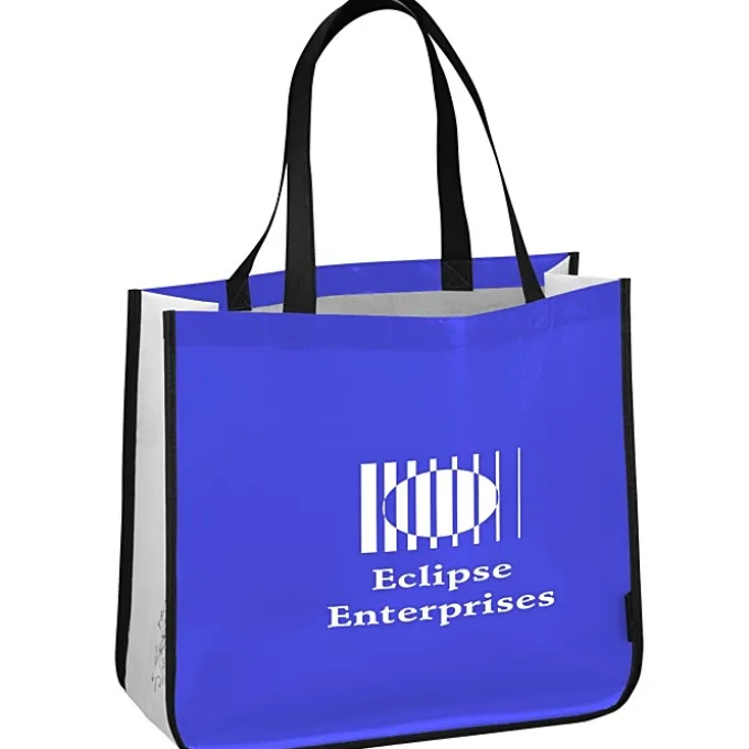Laminated Polypropylene Shopper Tote - 14 inches x 16 inches
