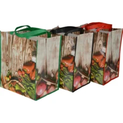 Laminated Veggie Grocery Tote