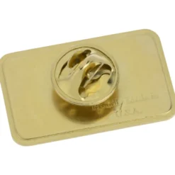 Laminate Lapel Pin - Rectangle - 24 hr