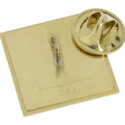 Laminate Lapel Pin - Small Square - 24 hr