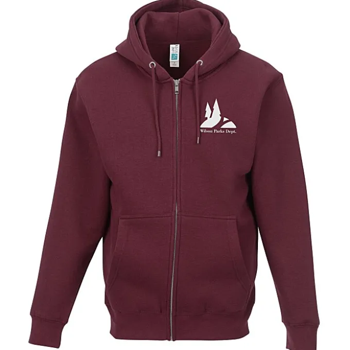 Lane Seven Premium Full-Zip Hooded Sweatshirt