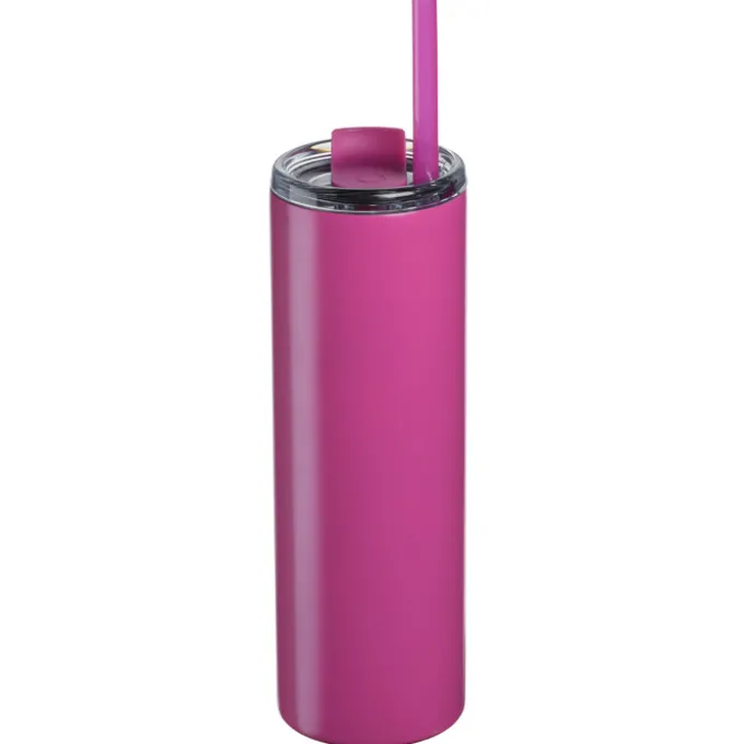 Lane Stainless Tumbler with Straw - 16 oz.