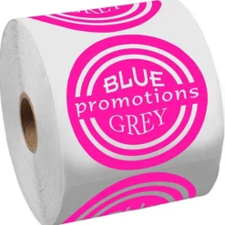 Lapel Sticker by the Roll - Circle - 2-3/4 inches