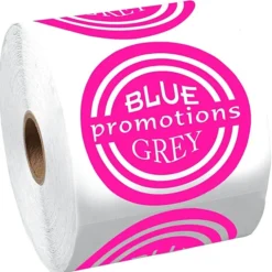 Lapel Sticker by the Roll - Circle - 2-3/4 inches