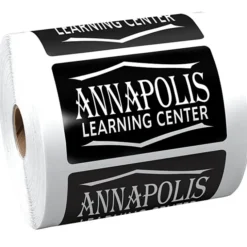 Lapel Sticker by the Roll - Rectangle - 3-1/2 inches x 2-3/16 inches