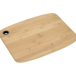 Large Bamboo Cutting Board with Silicone Grip