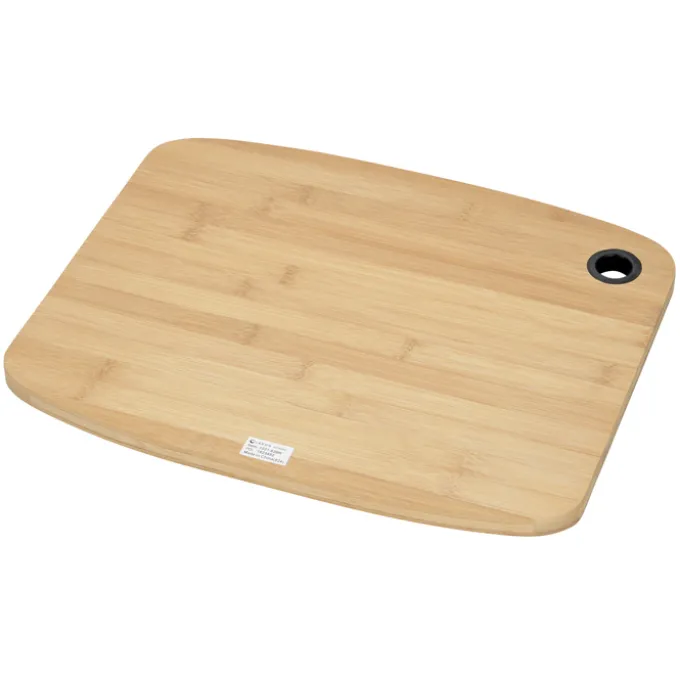 Large Bamboo Cutting Board with Silicone Grip