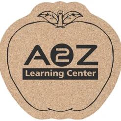 Large Cork Coaster - Apple