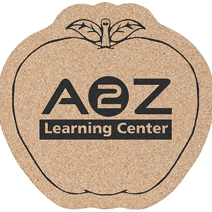 Large Cork Coaster - Apple