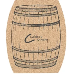 Large Cork Coaster - Barrel
