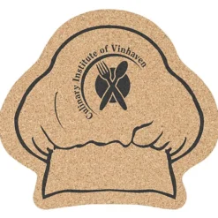 Large Cork Coaster - Chef's Hat