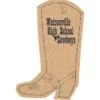 Large Cork Coaster - Cowboy Boot