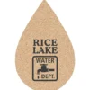 Large Cork Coaster - Droplet