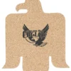 Large Cork Coaster - Eagle