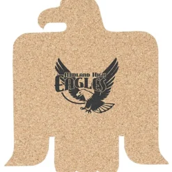 Large Cork Coaster - Eagle