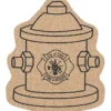 Large Cork Coaster - Fire Hydrant