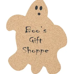Large Cork Coaster - Ghost