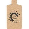 Large Cork Coaster - Lotion Bottle