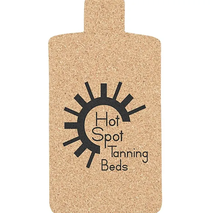 Large Cork Coaster - Lotion Bottle