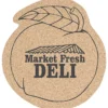 Large Cork Coaster - Peach