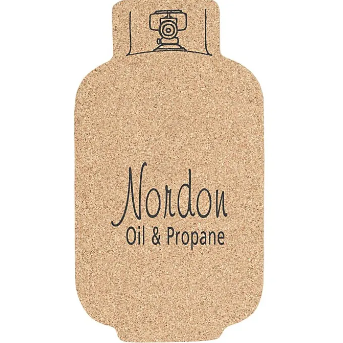 Large Cork Coaster - Propane Bottle