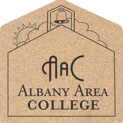 Large Cork Coaster - School