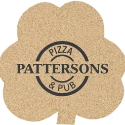 Large Cork Coaster - Shamrock