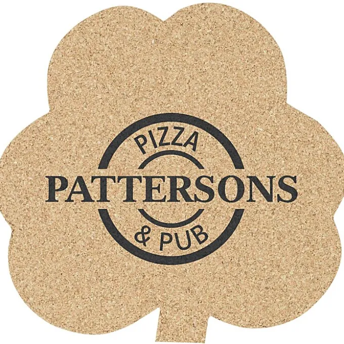 Large Cork Coaster - Shamrock
