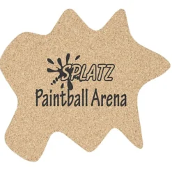 Large Cork Coaster - Splat
