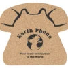 Large Cork Coaster - Telephone