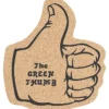 Large Cork Coaster - Thumbs Up