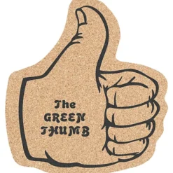 Large Cork Coaster - Thumbs Up