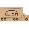 Large Cork Coaster - Tractor Trailer Semi