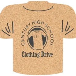 Large Cork Coaster - T-Shirt