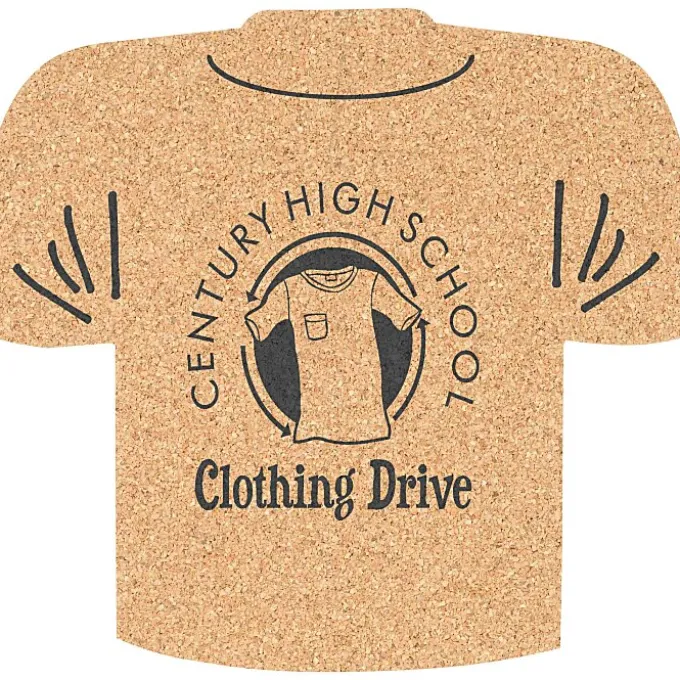 Large Cork Coaster - T-Shirt