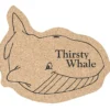 Large Cork Coaster - Whale