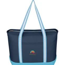 Large Cotton Canvas Admiral Tote - Embroidered