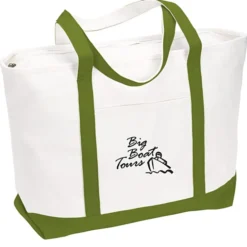 Large Heavyweight Cotton Canvas Tote - 24 hr