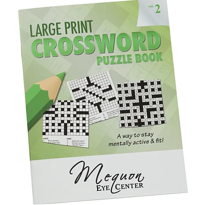 Large Print Crossword Puzzle Book - Volume 2